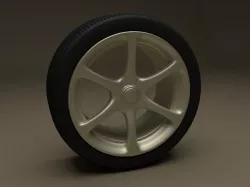 Car Wheel R34 3D model