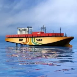 Cargo ship 3D model