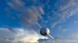 Cartoonish Airplane  Low-poly 3D model