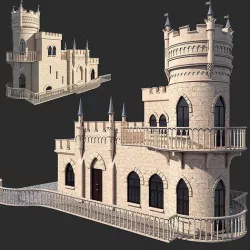 Castle swallow   3D model