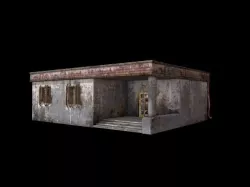 Checkpoint Low-poly 3D model