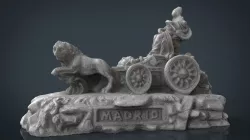 Cibeles  Low-poly 3D model