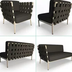 Conic Furniture Collection Cane-Line 3D model
