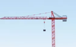 Construction Crane - Hammerhead Tower Crane 3D model