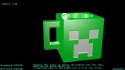 Cubic cup 3D model