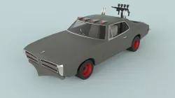 Dart car from Mad Max II 3D model
