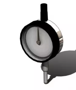 dial gauge 3D model