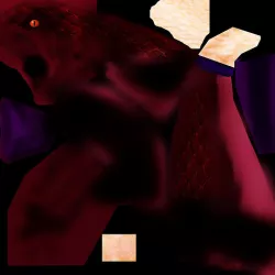 Dinoh the Monster Low-poly 3D model