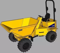 Dumper Thwaites 6t 3D model
