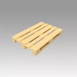 Euro pallet 3D model