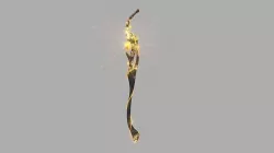 Fantasy Mage Staff 03 Fire - Medieval Fantasy Weapon Low-poly 3D model