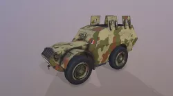 FIAT - SPA Autoprotetto S 37 Low-poly 3D model