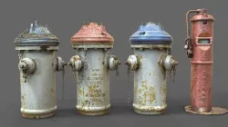 Fire Hydrant Utilities 3D model