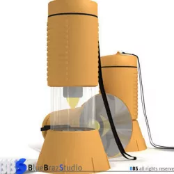 flashlight 01 3D model