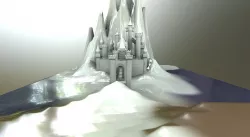 Frozen Castle 3D model