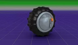 Futuristic Bike Wheel 3D model