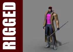 Gambit Rig 3D model