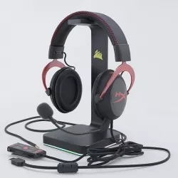 Gaming headphones HyperX Cloud II Red 3D model