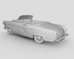 GAZ 21 Volga coupe 3D model