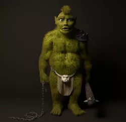 Green Orc 3D model