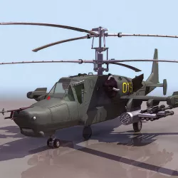 HOKUM HELICOPTER Low-poly 3D model