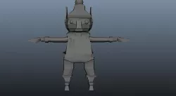 Holiday Elf  Low-poly 3D model