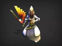 Holy Priest Model Low-poly 3D model