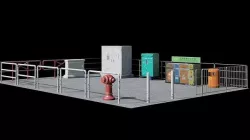 Hong Kong City street environment items 3D models Bundle Part 1  Low-poly 3D model
