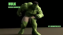 Hulk 2003 Rigged And Animated 3D model