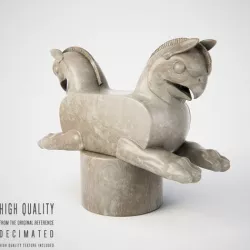Huma bird Perspolis 3D model