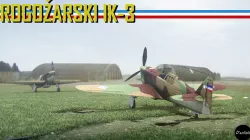 IK-3 Rogozarski  1940s Yugoslavian Fighter Low-poly 3D model