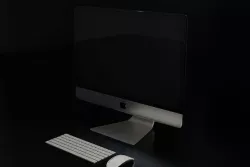 iMac set 3D model