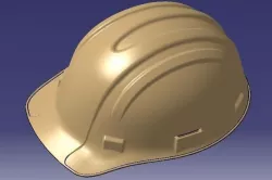 Industrial Safety Helmet 3D model