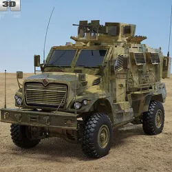 International MaxxPro 3D model