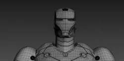 iron man 3 suits Low-poly 3D model
