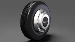 Iveco Daily Minibus front wheel 2017 3D model
