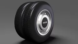 Iveco Daily Minibus rear wheel 2017 3D model