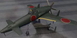 Kyushu J7W1 Shinden 3D model