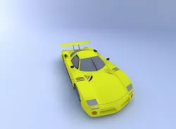 LeMans Race Car 3D model