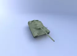 Leopard 1A1 Tank 3D model