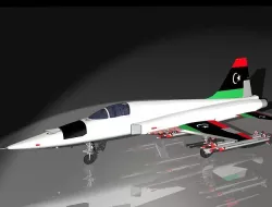 Libyan Aircraft F-5E Tiger 3 III 3D model
