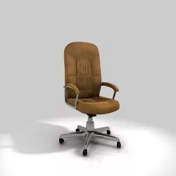 low poly chair desk for AR Low-poly 3D model