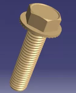 M10 Screw 3D model