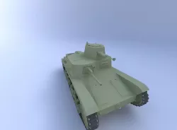 M11 39 Tank 3D model