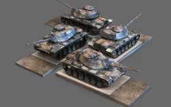M60A1 Patton 3D model