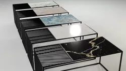Marble Table Set 3D model