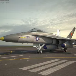 McDonnell Douglas F-A-18 Hornet 3D model