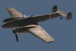 me-110c Low-poly 3D model