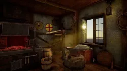 Medieval forge Low-poly 3D model