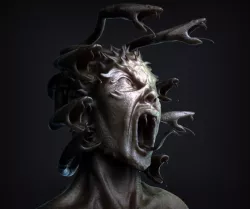 Medusa Bust 3D model